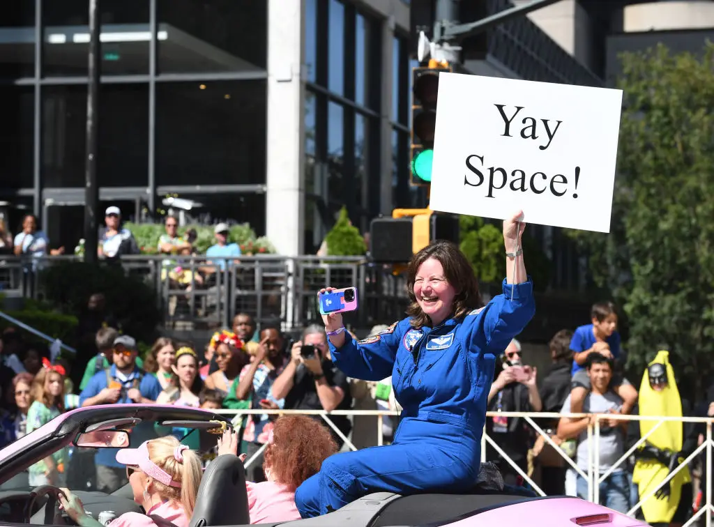 Cady Coleman has indicated that the pair won't get much in terms of financial compensation for their stay on the ISS (Paras Griffin/Getty Images)