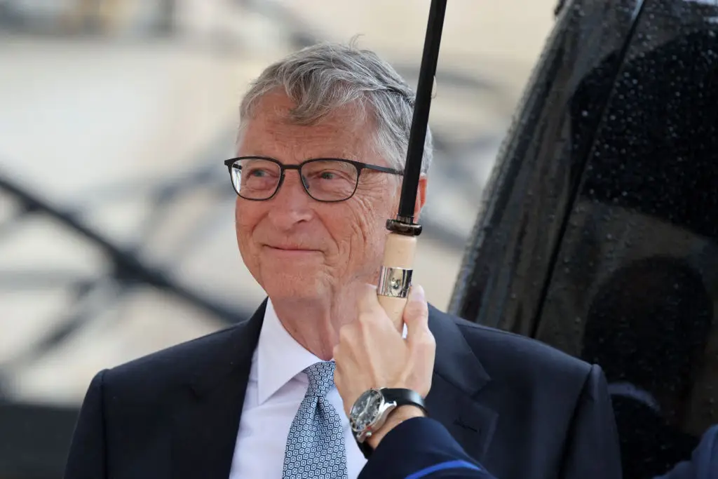 One Reddit user was lucky enough to score Bill Gates in a site-wide secret santa (Ludovic Marin/AFP via Getty Images)