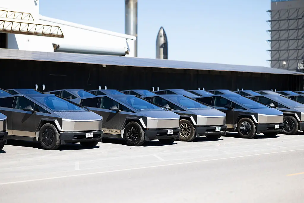 A Cybertruck owner is seeking $1 million in damages from Tesla (Reginald Mathalone/NurPhoto via Getty Images)