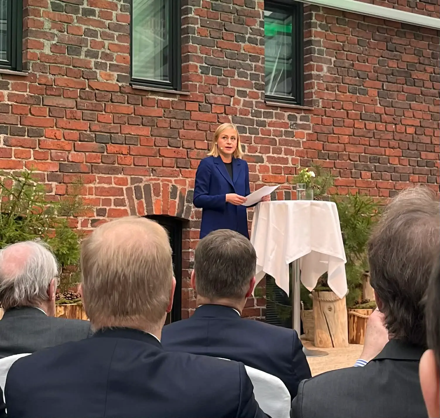 Minister for Foreign Affairs of Finland Elina Valtonen spoke at the launch event (UNILAD Tech)