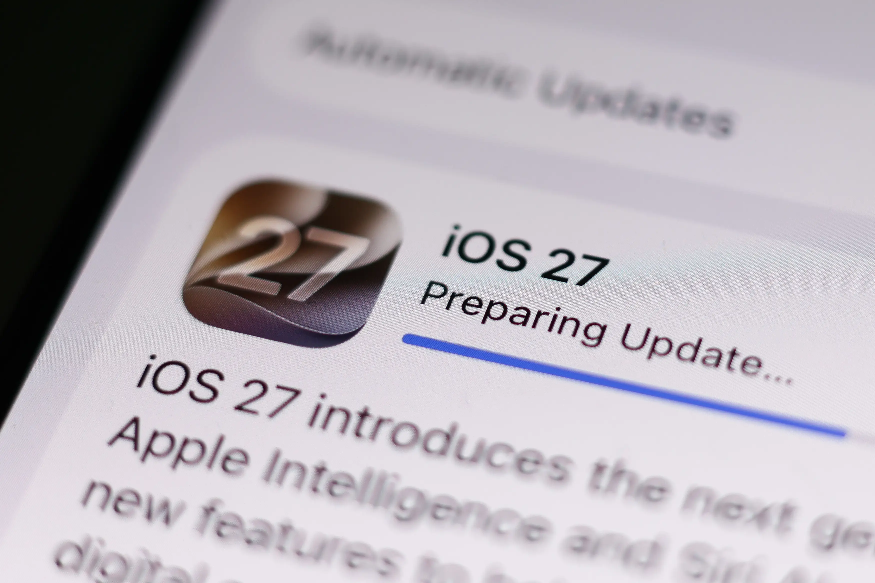 iOS 27 was released last month (Jakub Porzycki/NurPhoto via Getty Images)