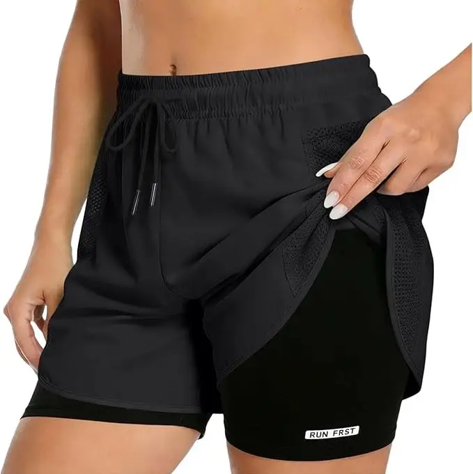 Women's running shorts with pockets