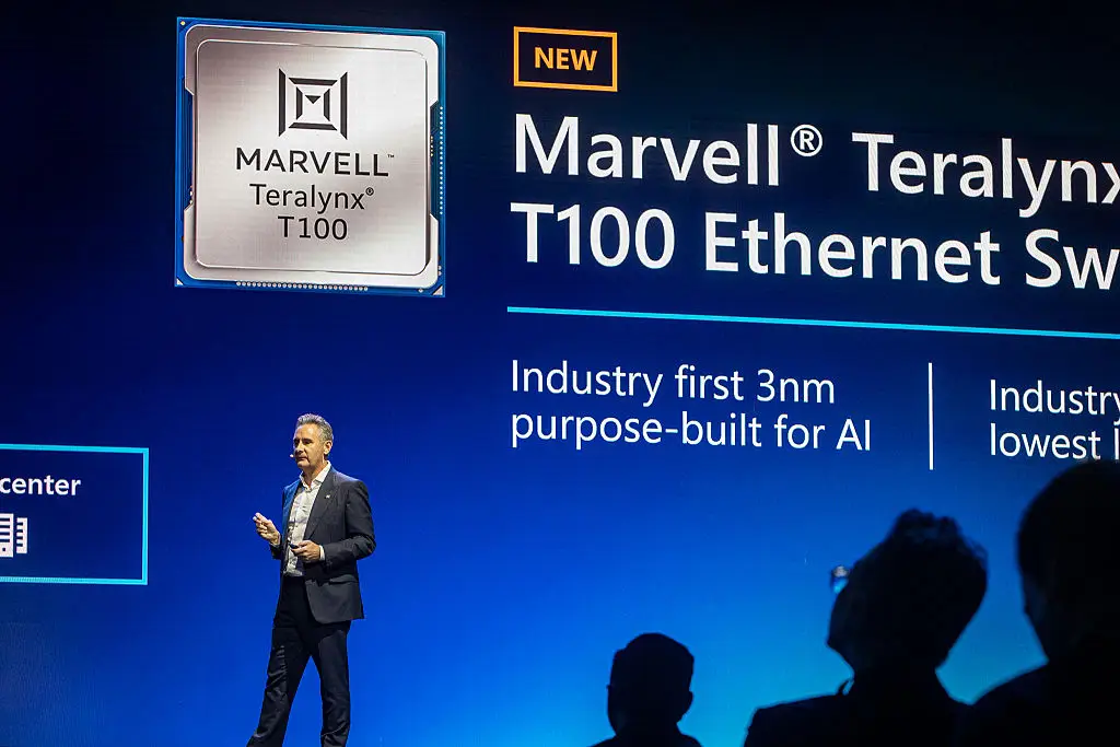 Marvell's semiconductor development and production could see it become a major player in the AI world going forward (Cheng Chia Huang/Getty Images)