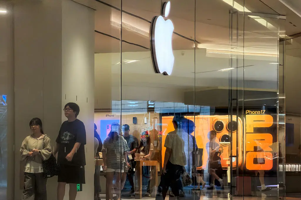 Apple is expected to announce new products this week (Cheng Xin/Getty Images)