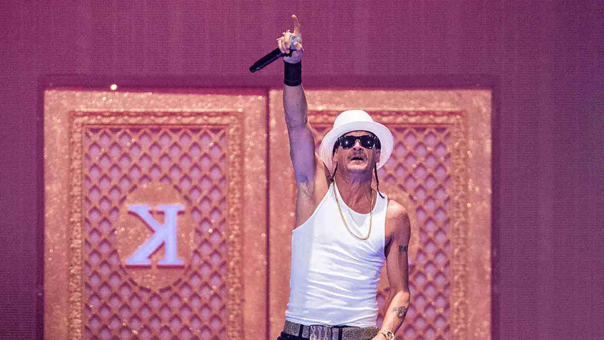 Kid Rock headlined an alternative halftime show (Gary Miller/Getty Images)