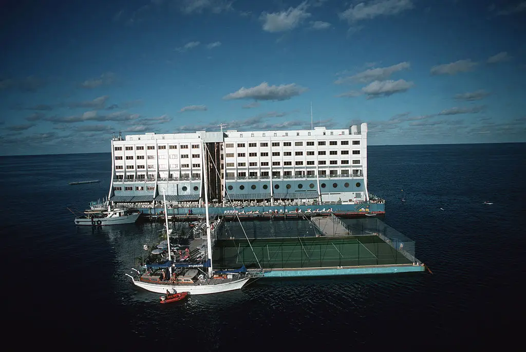 The world's first floating hotel has a colorful history (Peter Charlesworth / Contributor / Getty)