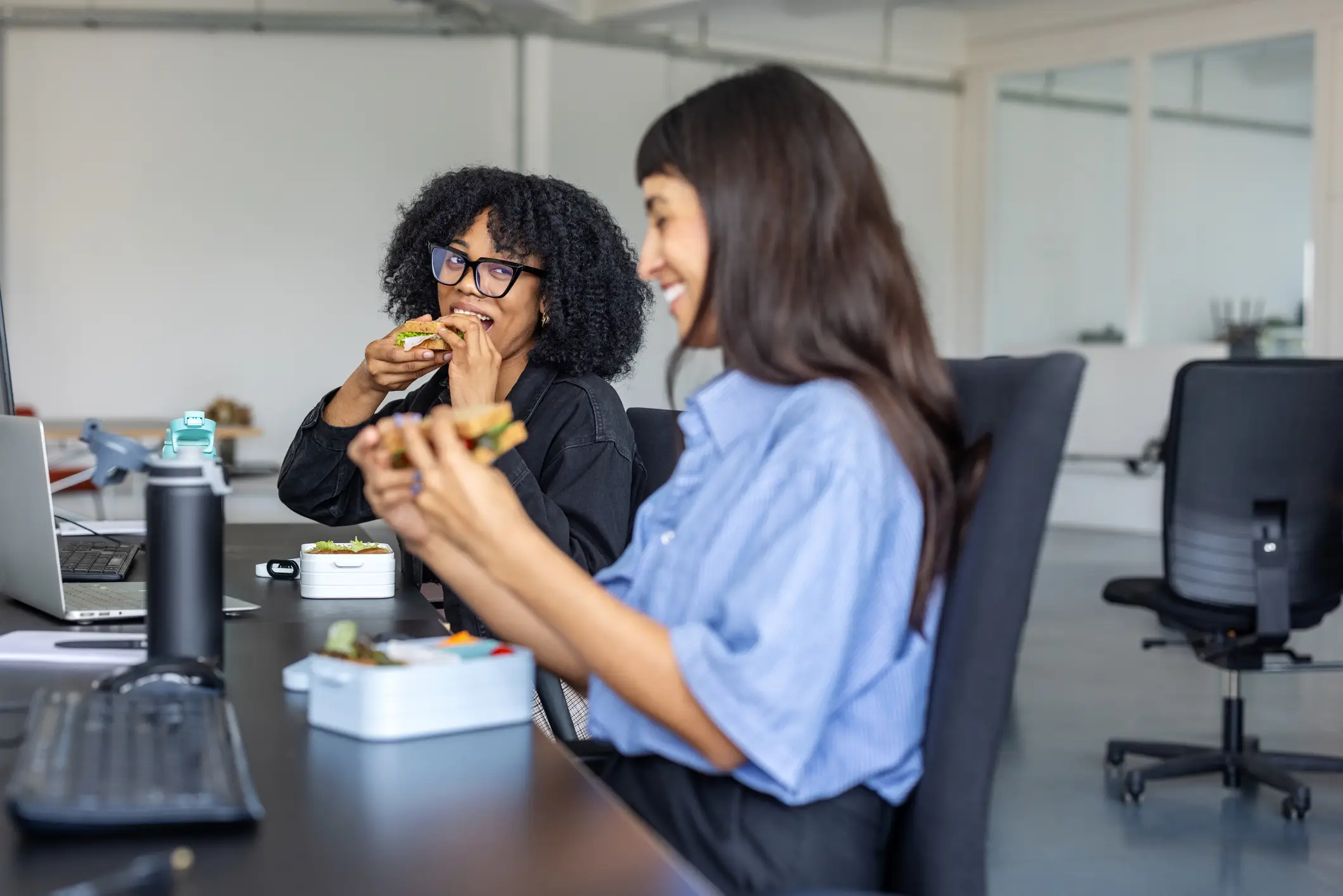 Elon Musk reportedly banned eating during meetings at Tesla according to one former employee (Getty Stock)