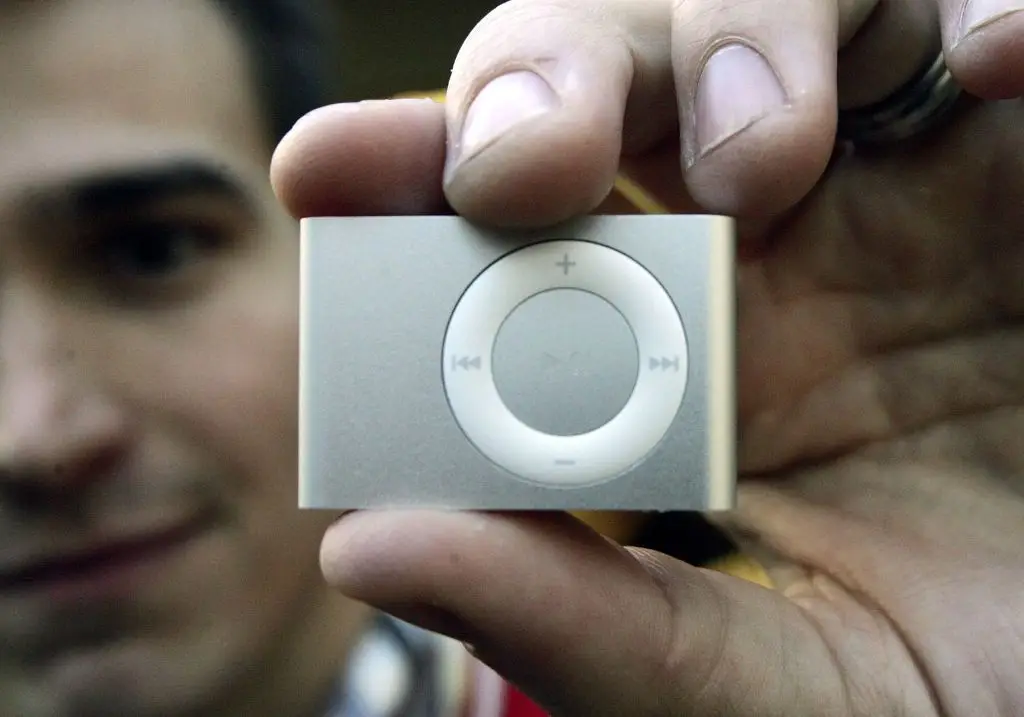 The iPod shuffle is considered by some to be one of Apple's best devices, yet it was discontinued back in 2017 (Mario Tama/Getty Images)