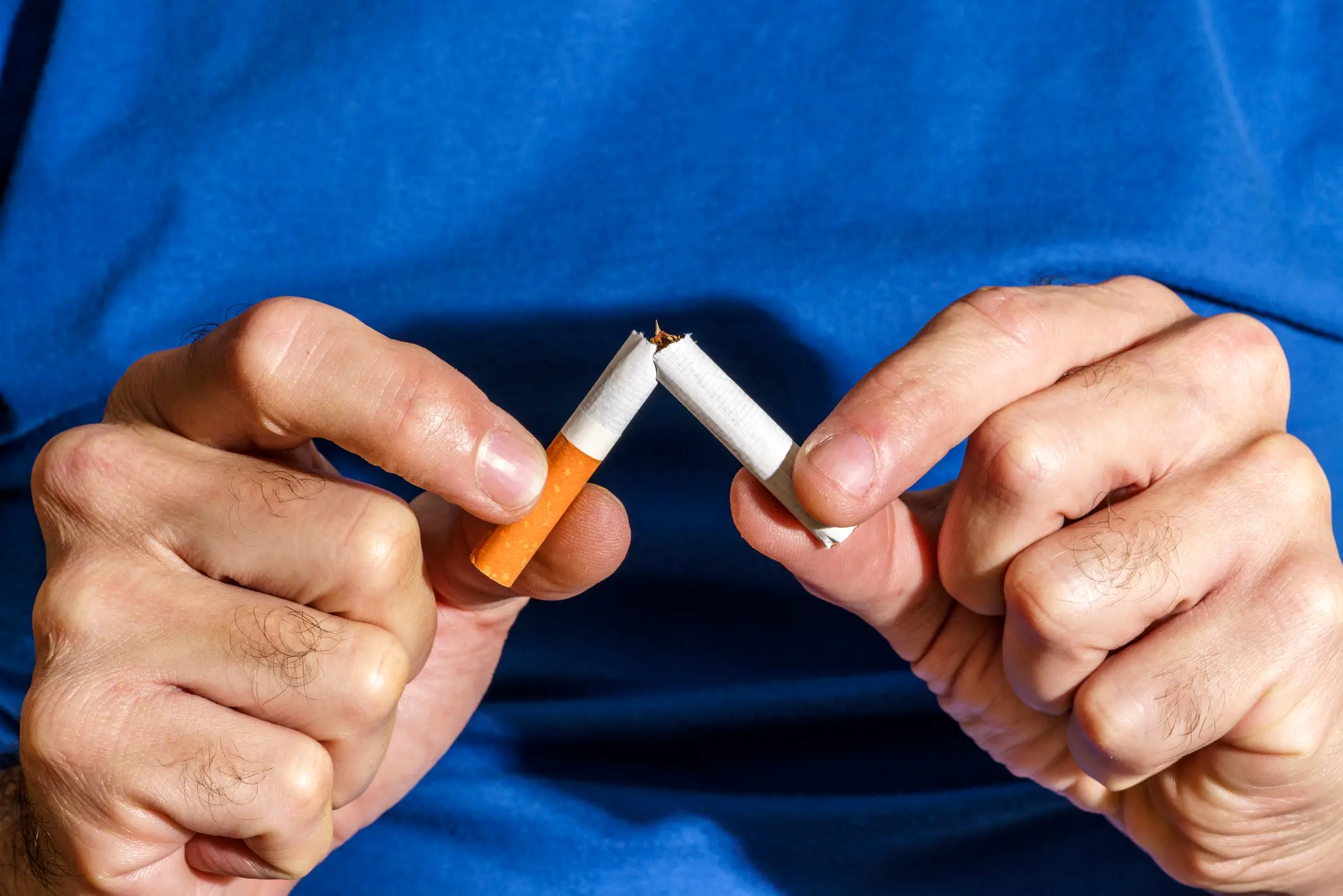 After being smoke-free for 24 hours, your chances of having a heart attack are lowered. (Javier Zayas Photography/Getty)