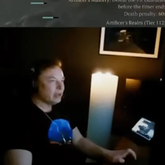 Elon Musk shares his top podcast recommendations while streaming Diablo