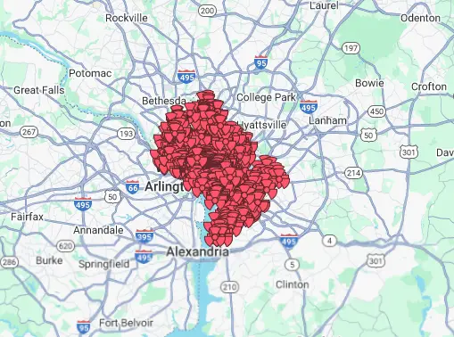 Washington D.C. appears to be the most densely populated area across America when it comes to nuclear shelters (TruePrepper)