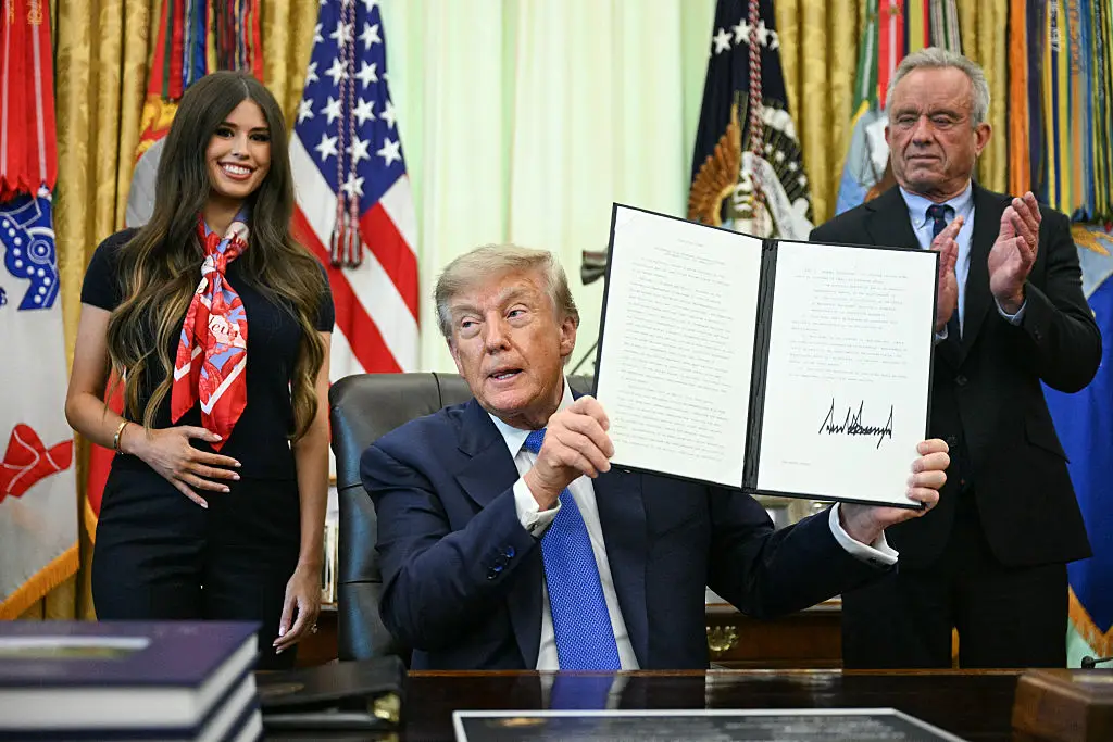 Trump has signed a new executive order for childhood vaccines (Jim WATSON/AFP via Getty Images)