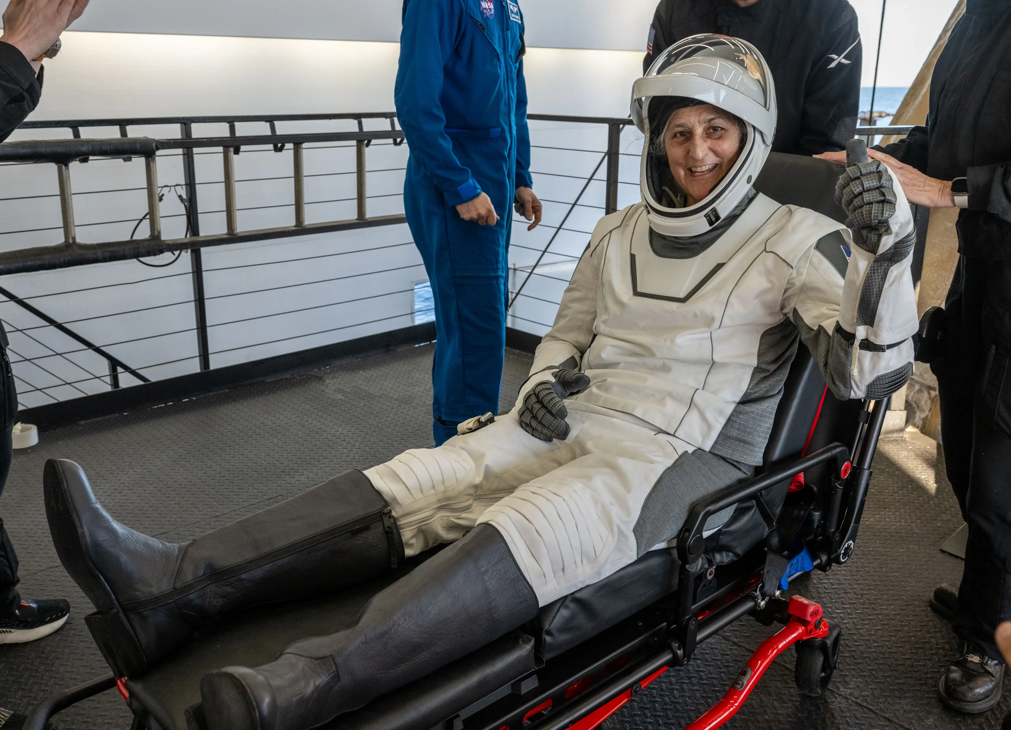 Sunita Williams is now back on Earth (Keegan Barber/NASA via Getty Images)