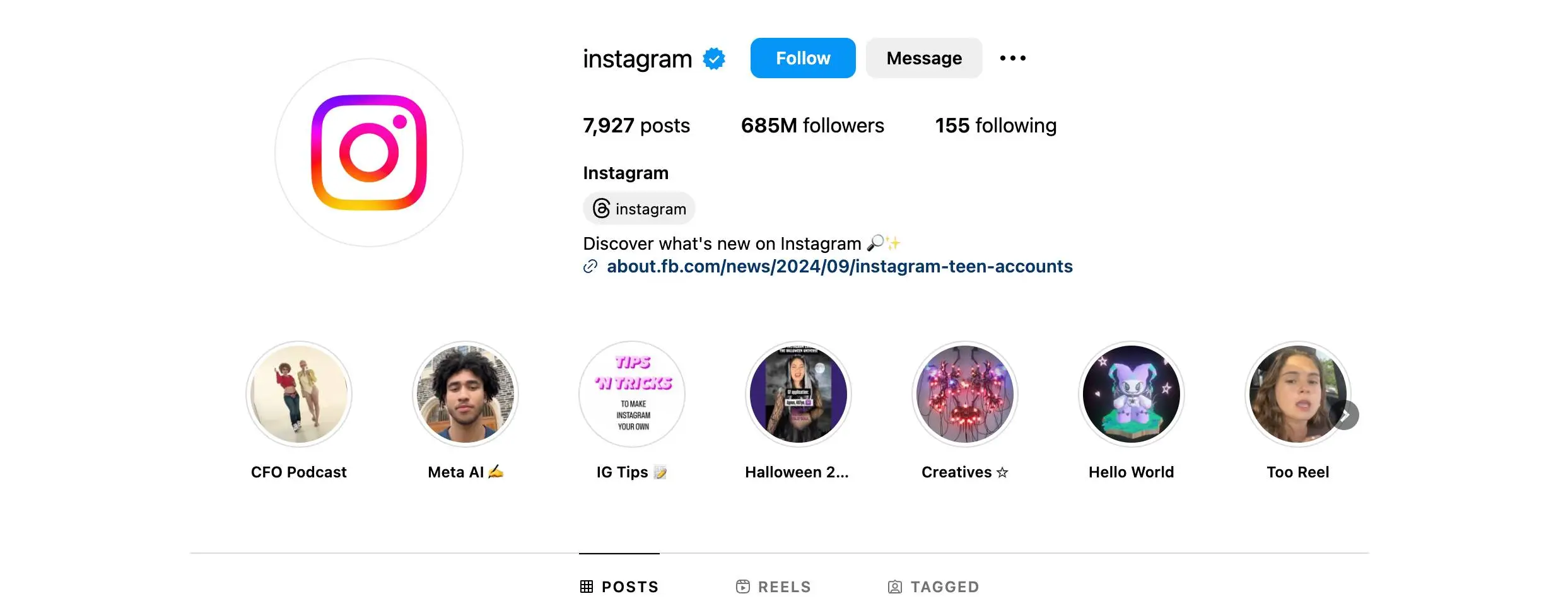 Instagram knows changing Highlights will be 'contentious' (Instagram)