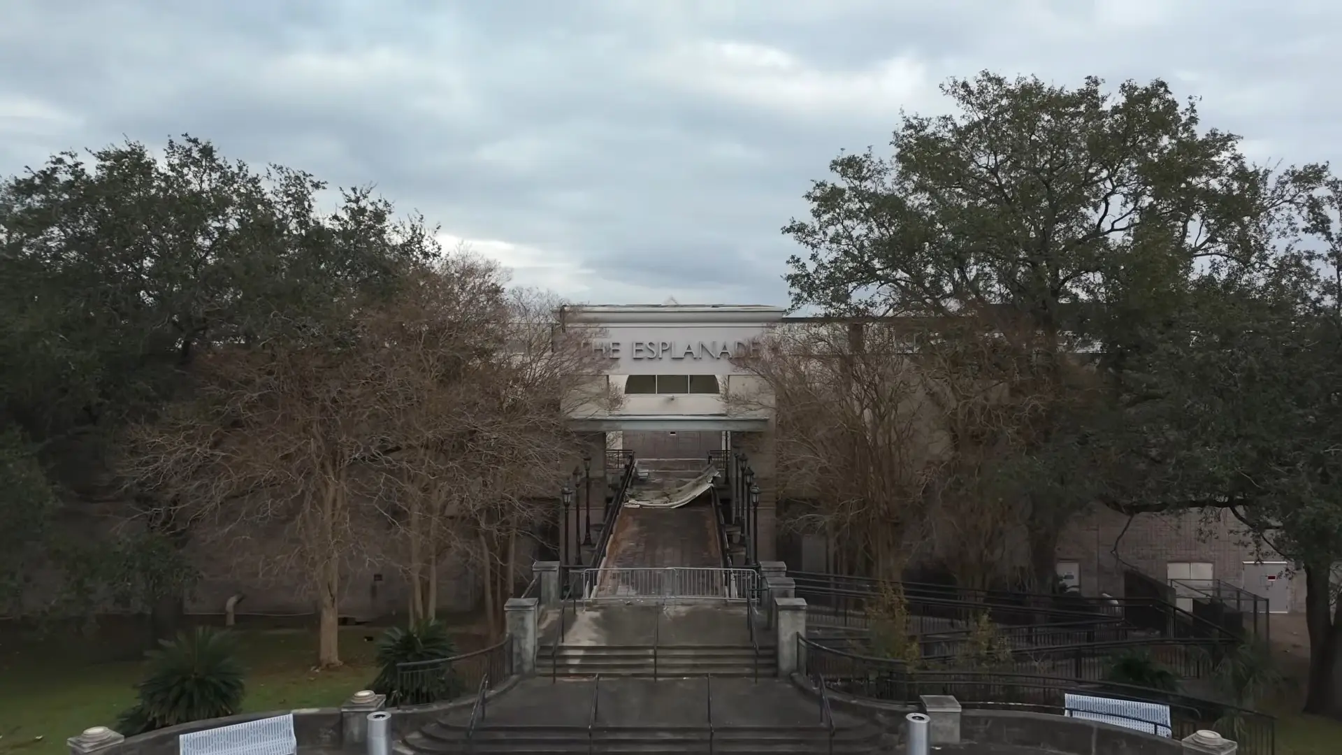Matranga has explored various abandoned buildings over the years, yet Esplanade was the one that caught the attention of police (YouTube/RangerRickTV)