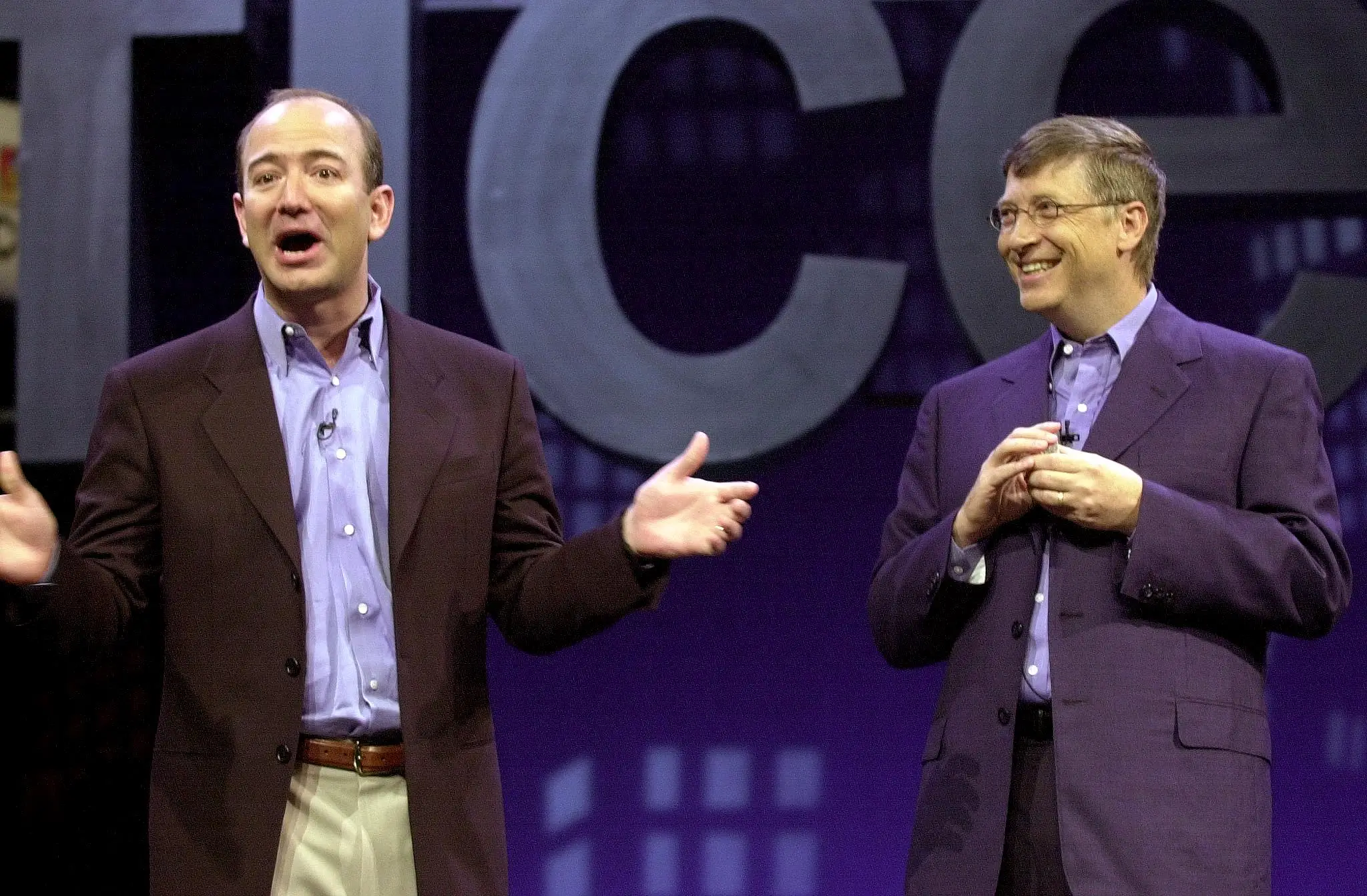 A CEO has lifted the lid on the key differences between Bill Gates and Jeff Bezos (STAN HONDA/AFP via Getty Images)