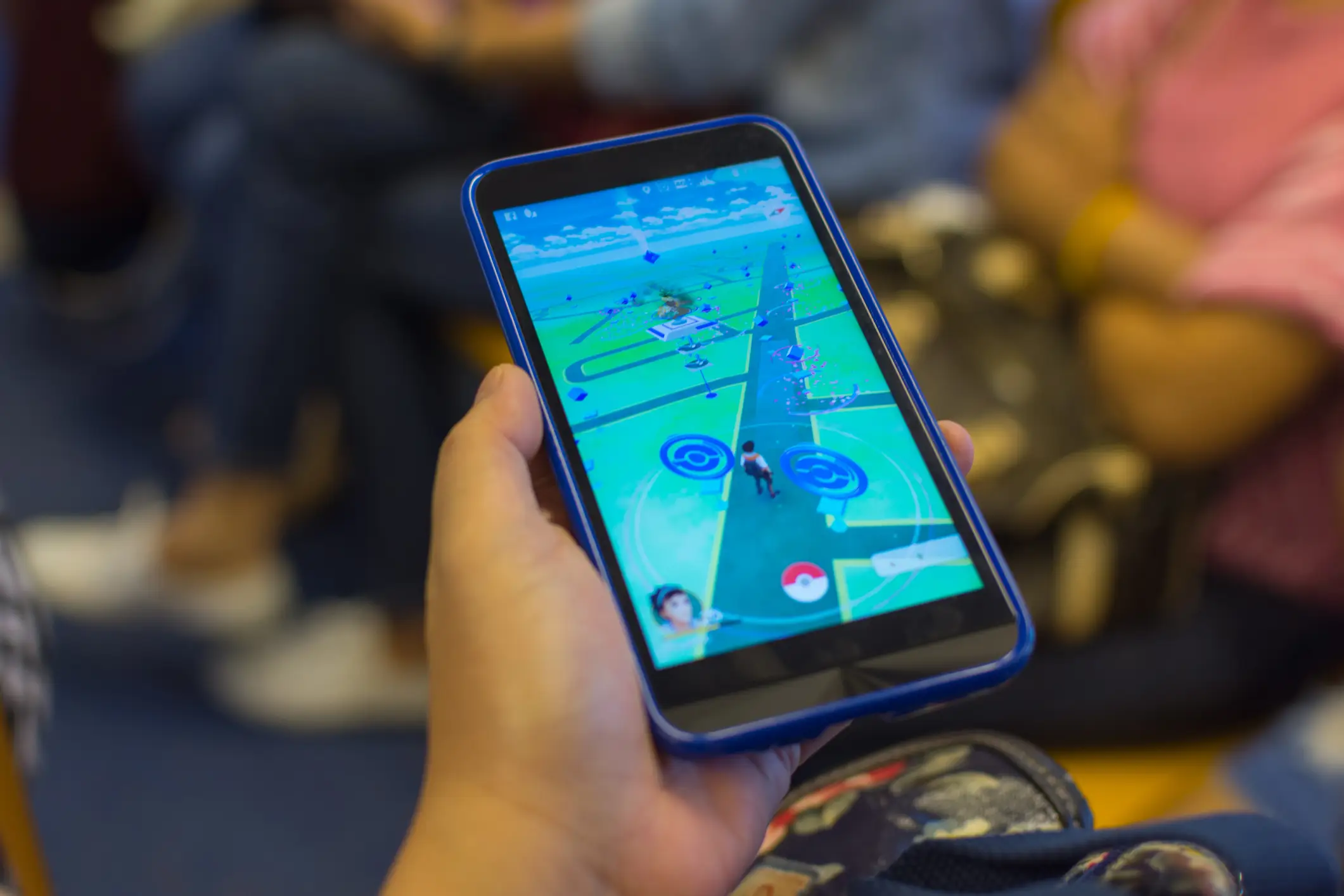 The augmented reality game encourages users to map out the real world (PongMoji/Getty Images)