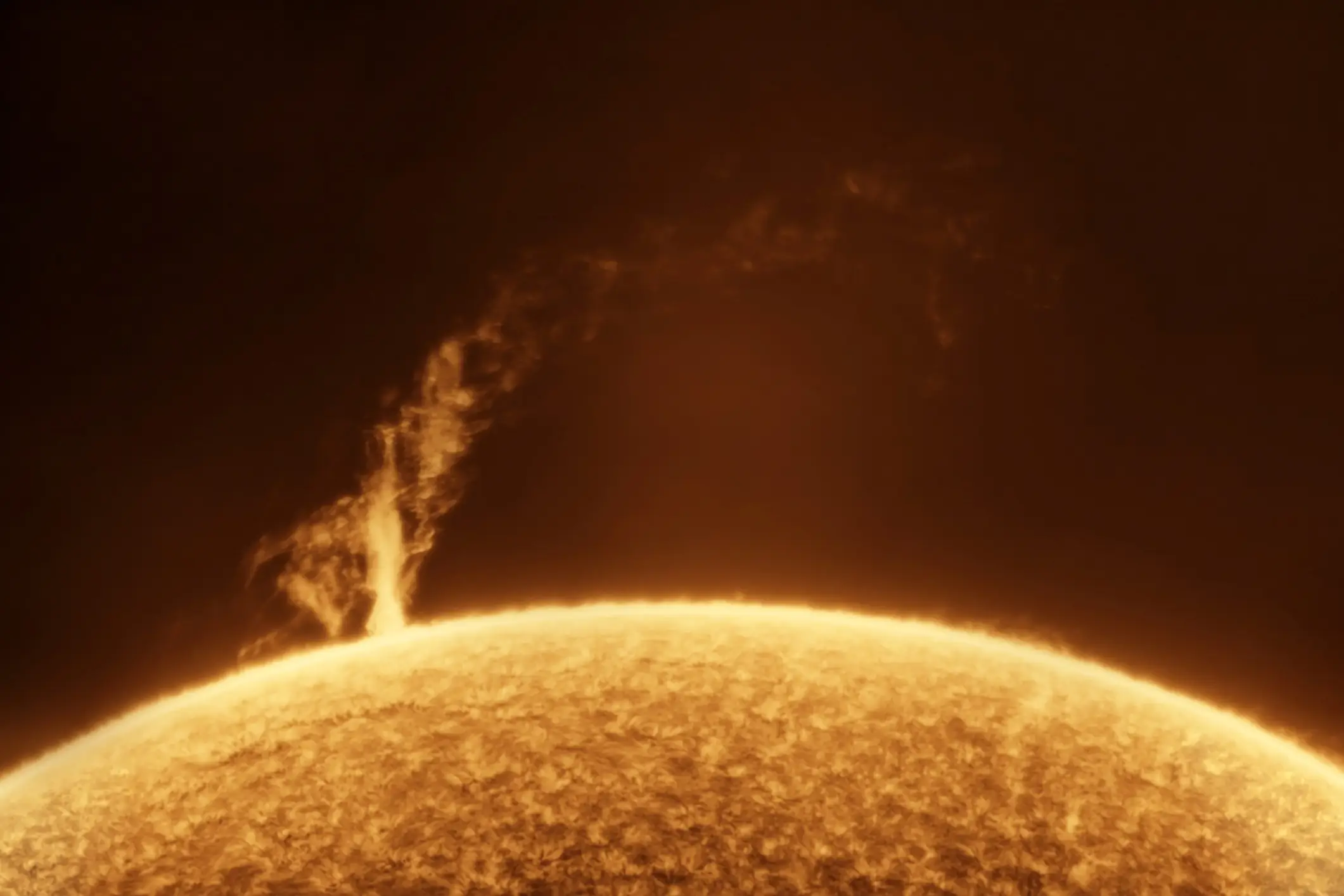 Solar storms can strike ‘swiftly, without much warning’. (Javier Zayas Photography/Getty)