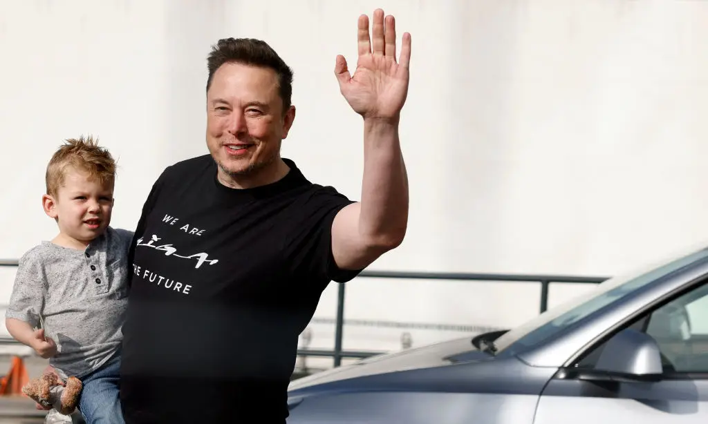 The Tesla boss quietly welcomed his 12th child earlier this year (ODD ANDERSEN/AFP via Getty Images)