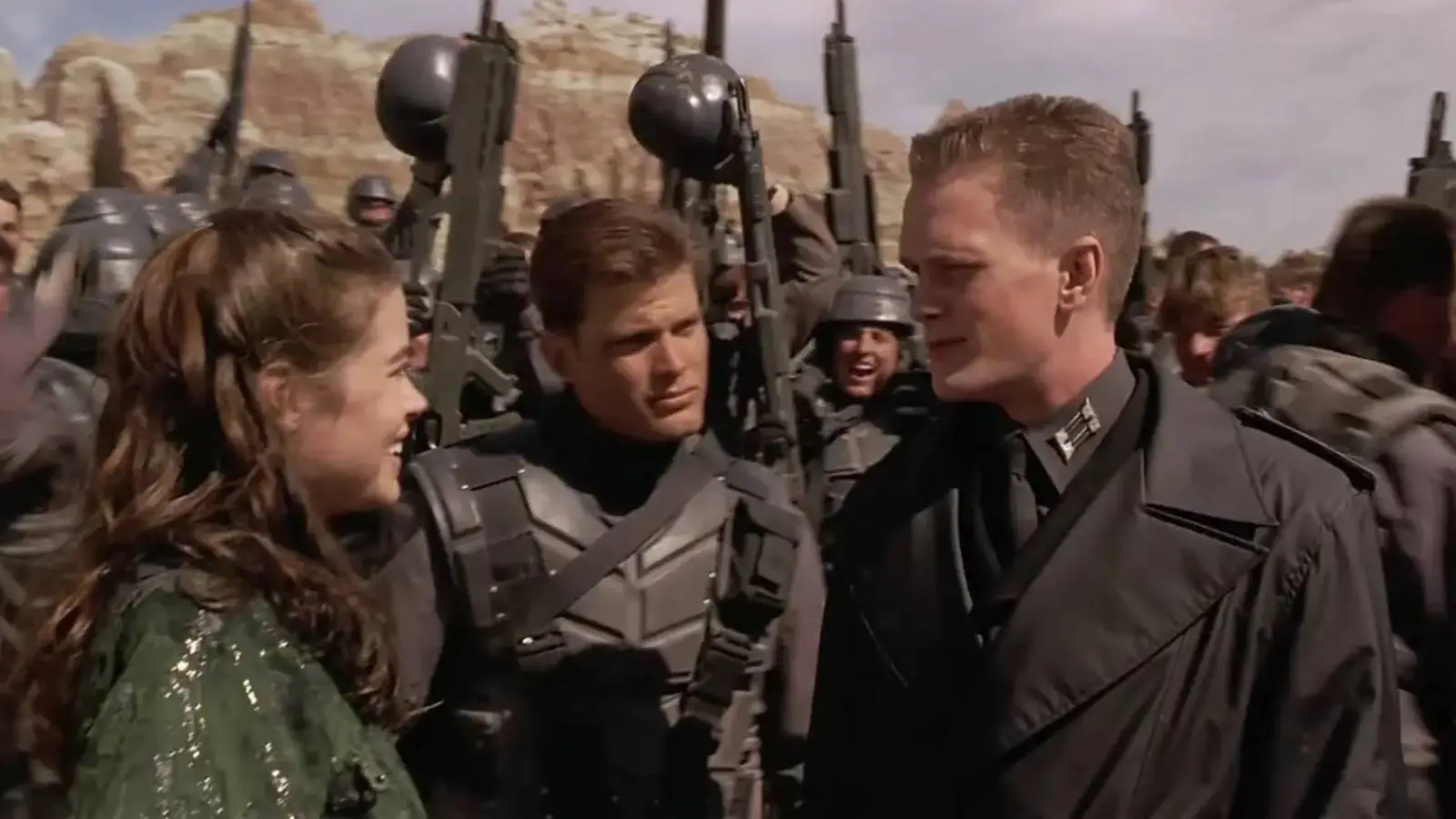 Starship Troopers could be a problematic inspiration for Space Force (TriStar Pictures)