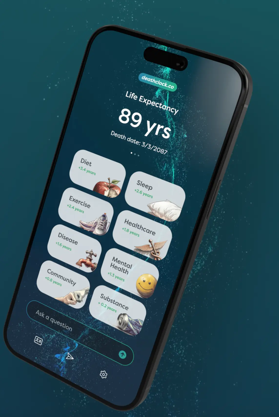 You can find out what day you might die on (Death Clock AI)