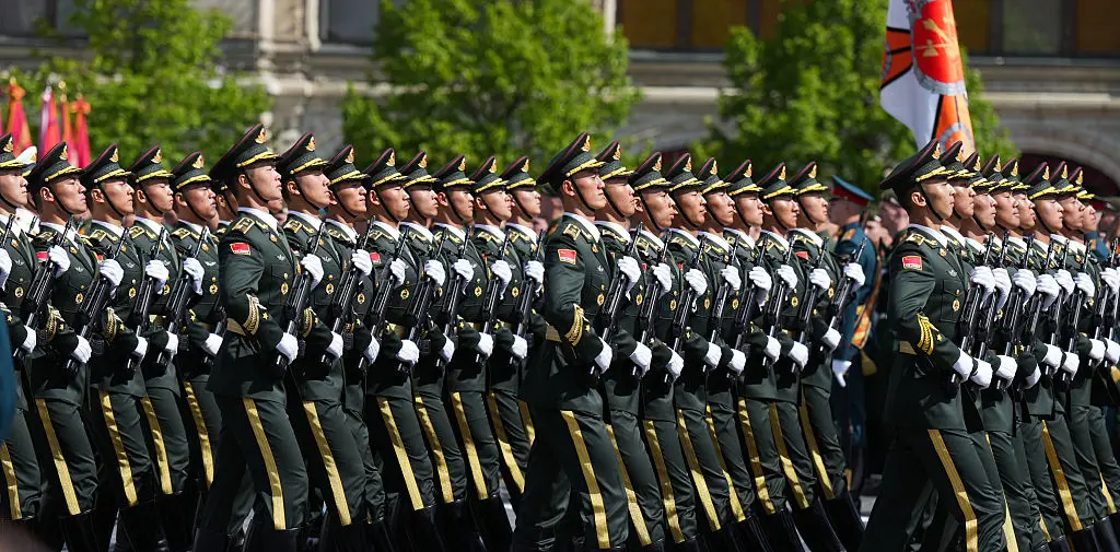 One ex-intelligence officer claims that the Chinese military is developing 'super soldiers' (VCG/VCG via Getty Images)