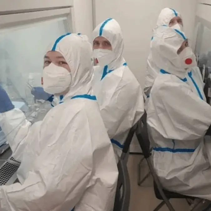 Workers at the Irkutsk Antiplague Institute in Russia (Irkutsk Antiplague Institute)