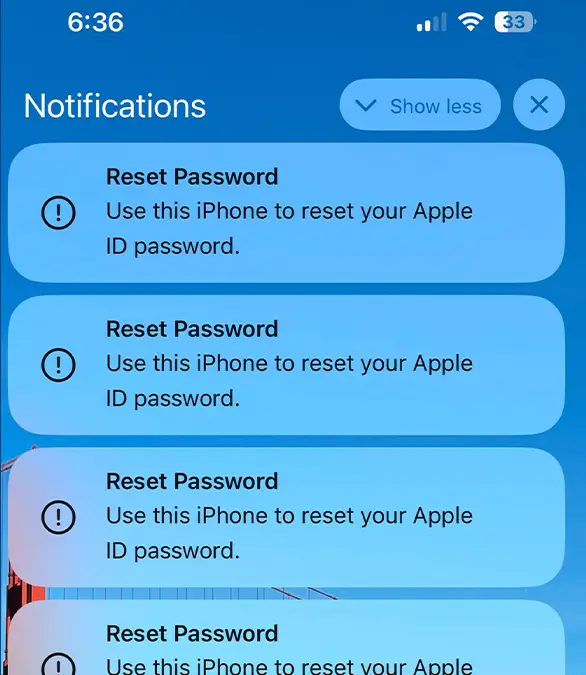 'I clicked “Don’t Allow” to 100+ notifications.' / Tim Robberts/ Getty / @parth220_/X