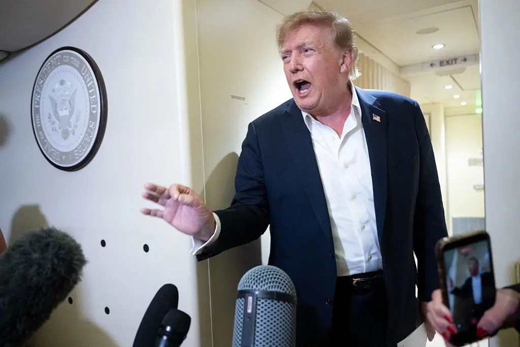 Trump claims that he uses AI, but refuses to disclose exactly what he uses it for (Brendan Smialowski/AFP via Getty Images)