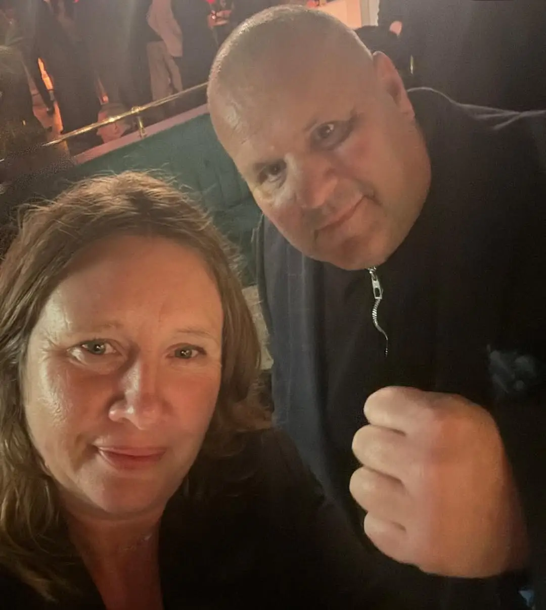 Big John's wife Charlotte revealed that she was proud of him for his progress, and has spurred him on to 'keep going' (Instagram/itsbigjohn1)