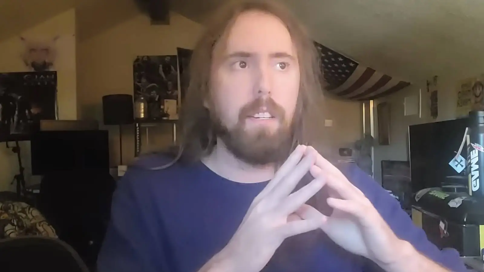 Hoyt says a health scare took priority over his Twitch ban (YouTube / Asmongold)