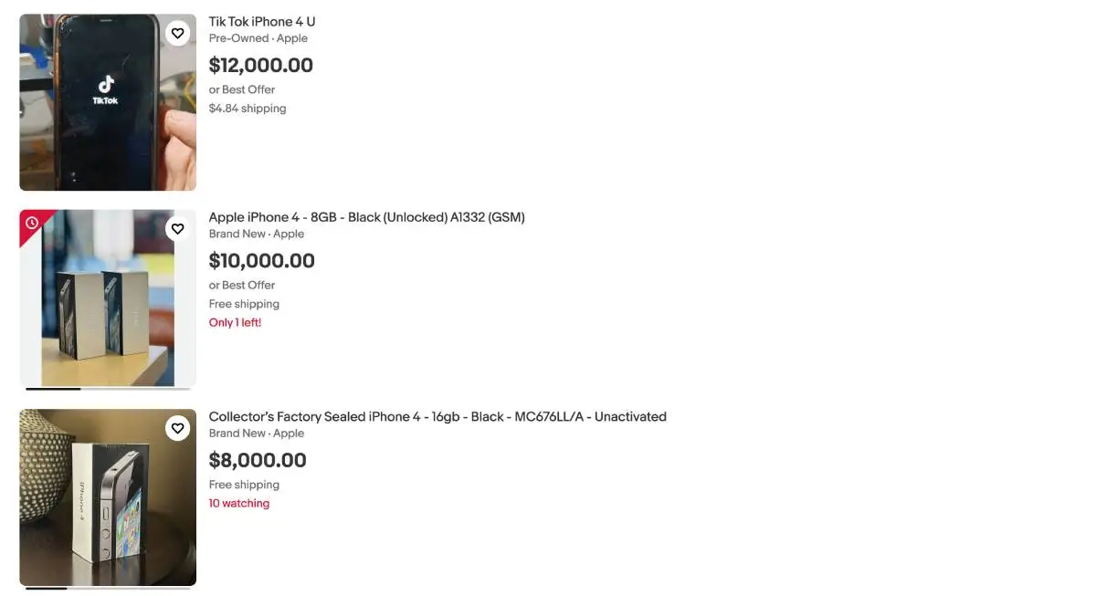 Your love of the iPhone 4 comes with a warning (eBay)