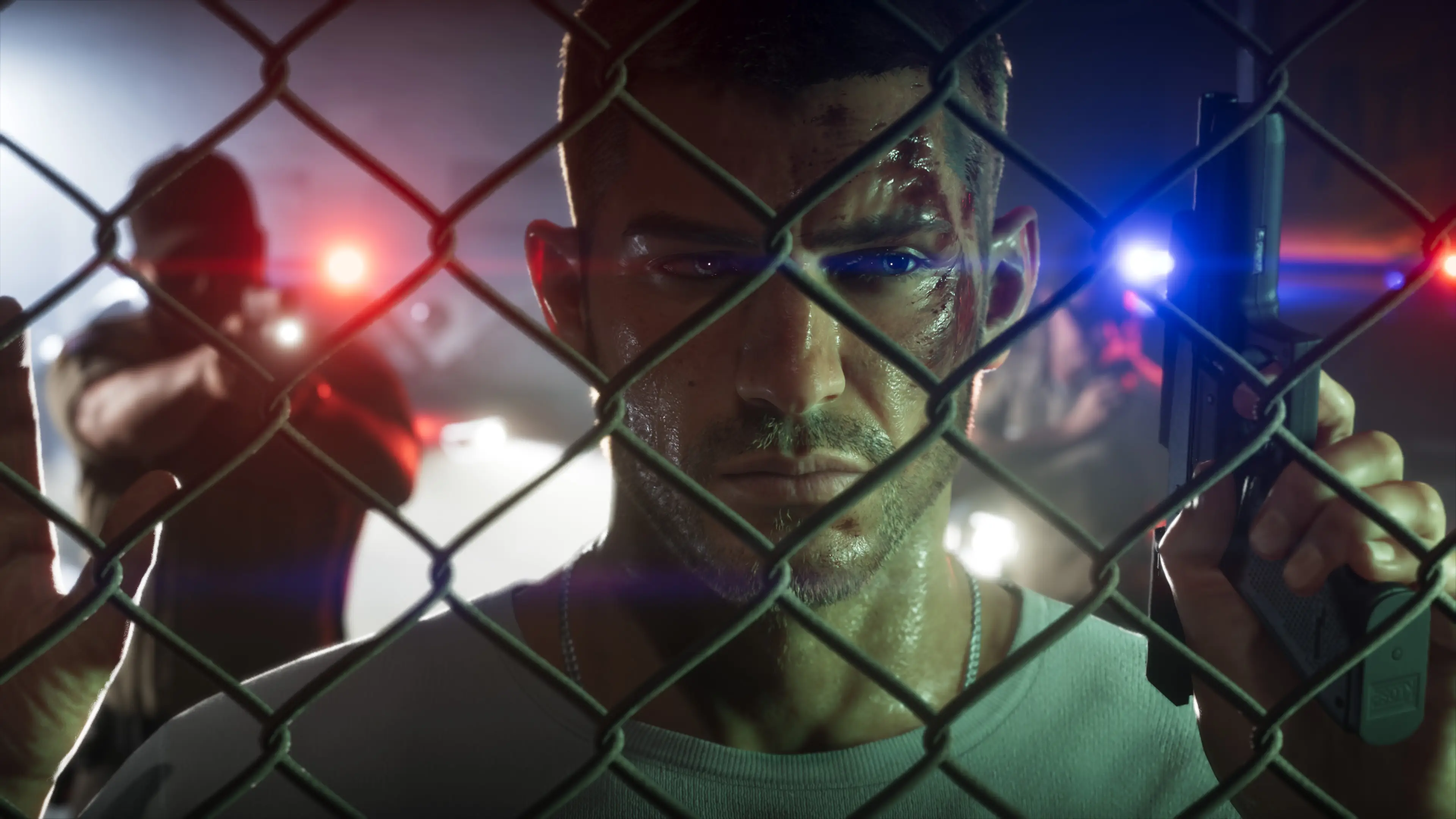 Police could perhaps act differently towards you if you're known to be violent, and it could change the story (Rockstar Games)
