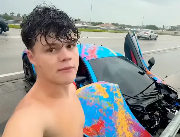 Doherty is most famous for crashing his McLaren supercar, yet he's racked up his fair share of controversies (YouTube/Jack Doherty)
