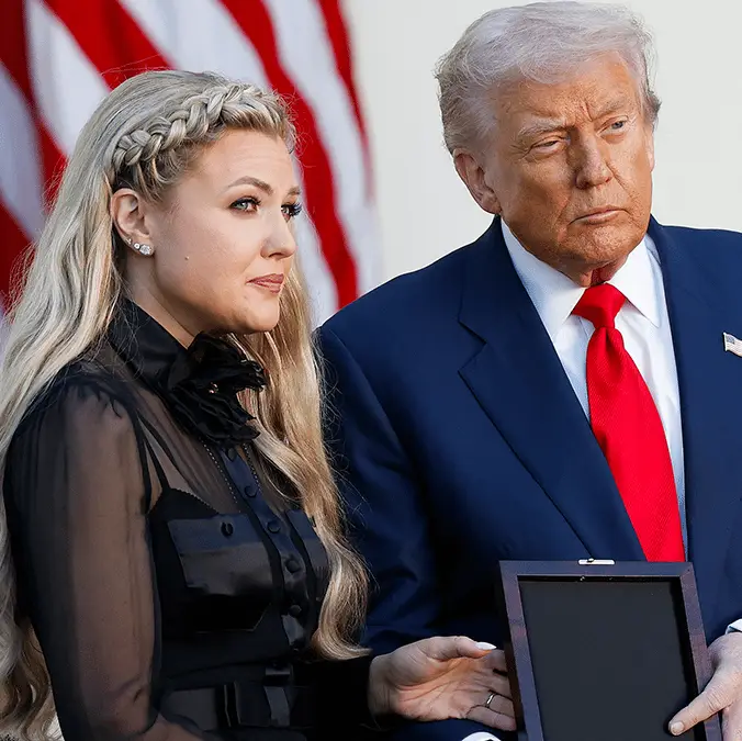 Trump gives Charlie Kirk 'best birthday present ever' as he's joined by Erika Kirk in Oval Office