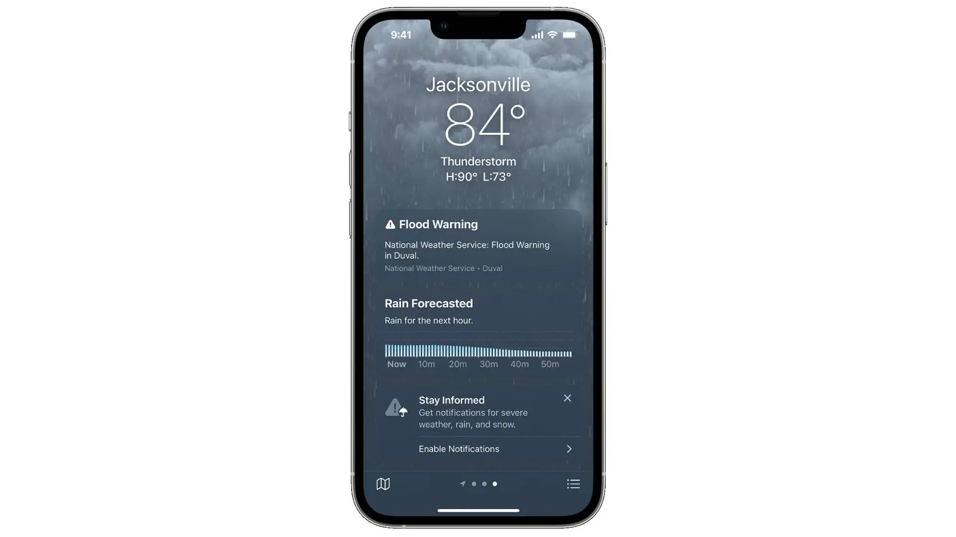 Apple's notifications can save you from that ruined outfit (Apple)