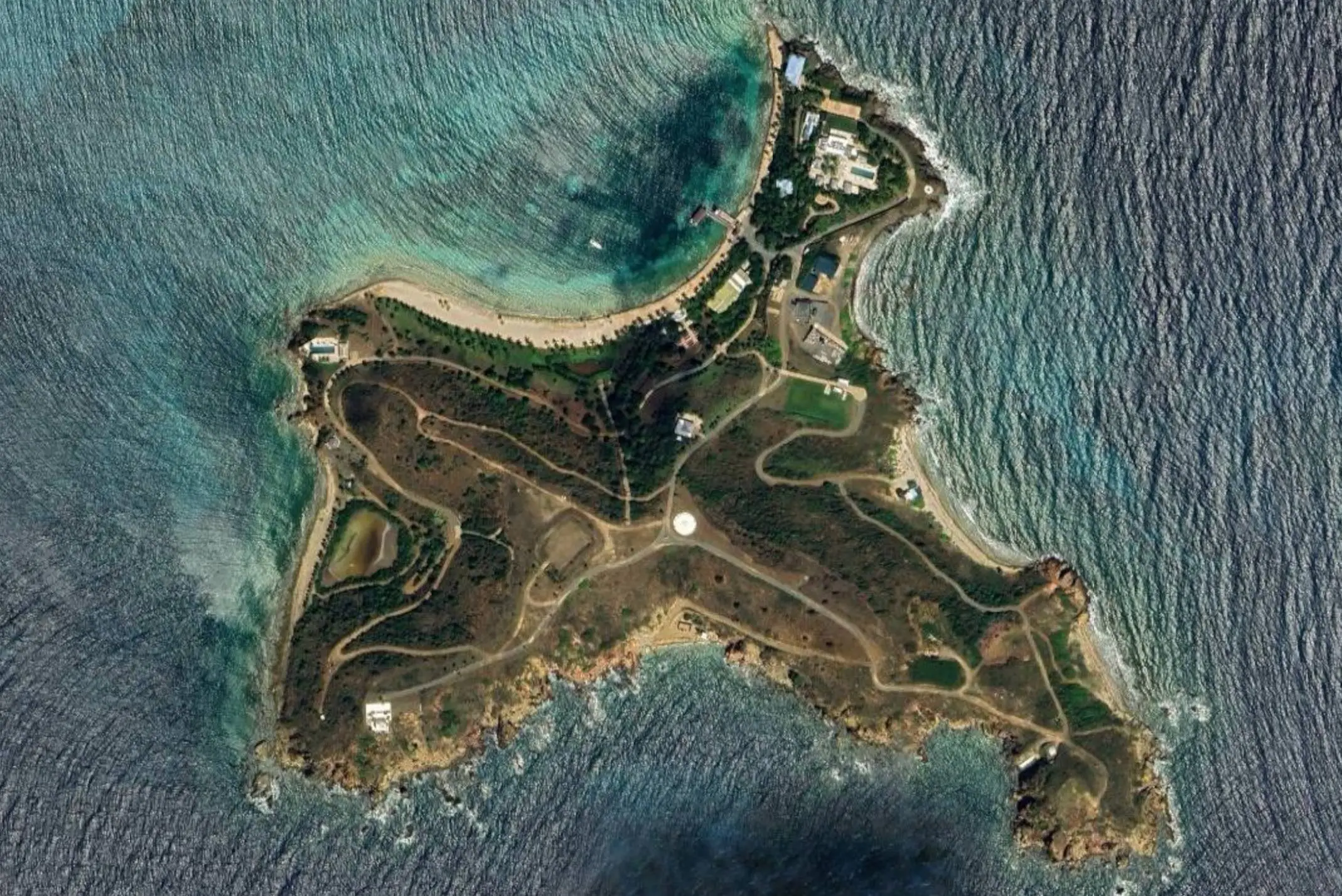 Little Saint James was reportedly sold in 2023 (Google Maps)