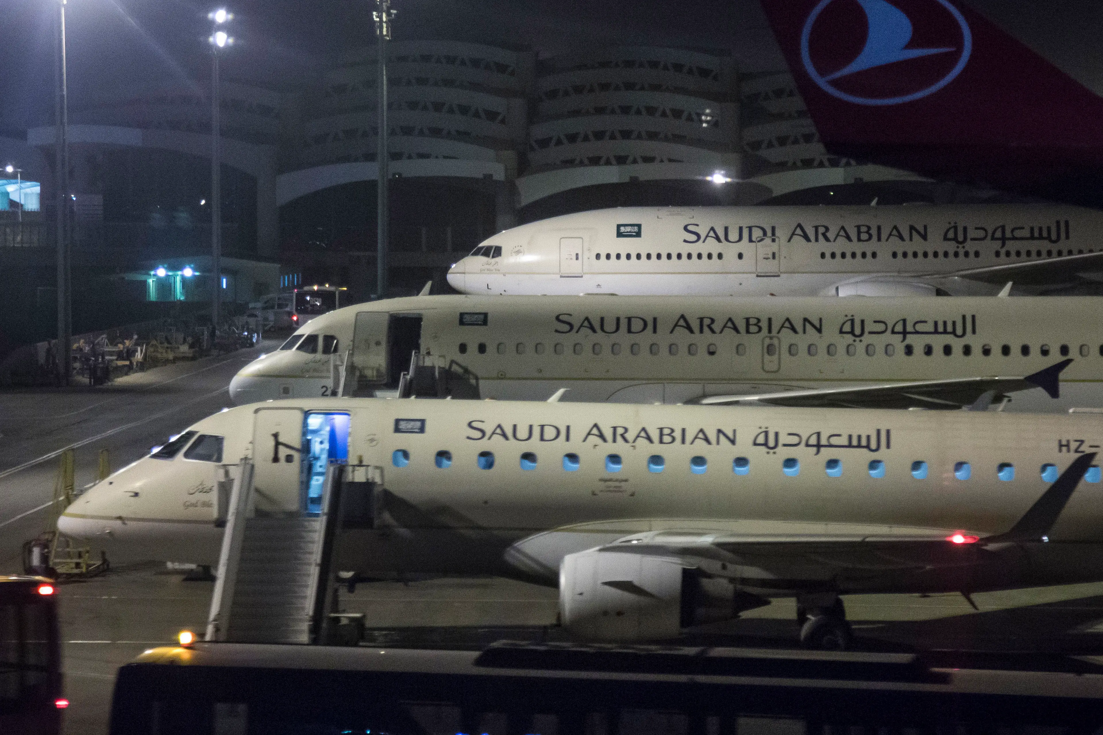 The dad-of-four was detained at King Khalid International Airport on his way home to the UK (Nicolas Economou/NurPhoto via Getty Images)