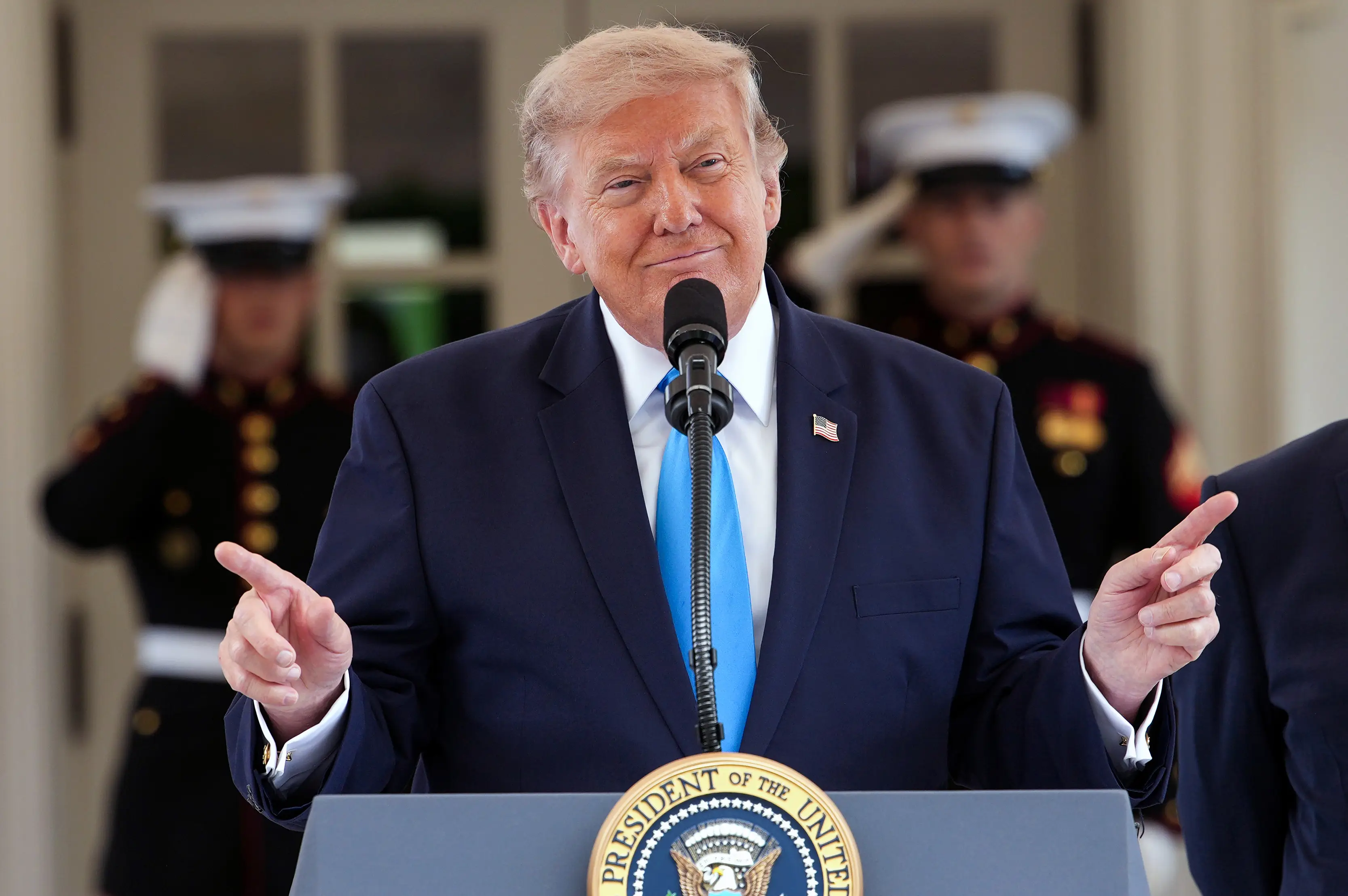 Trump officials will meet with AI leaders at the White House today to discuss voluntary tests (Andrew Harnik/Getty Images)