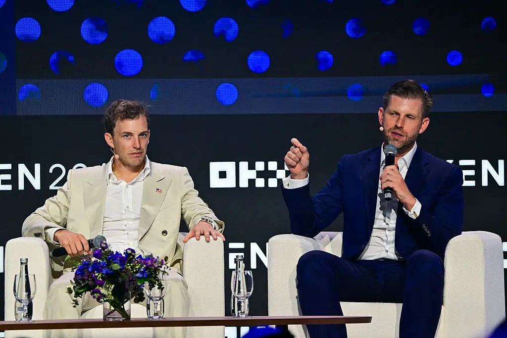 The Trump Organization, controlled by Eric Trump and his brother Donald Jr., earned roughly $75 million from this investment (Giuseppe Cacace/AFP via Getty Images)