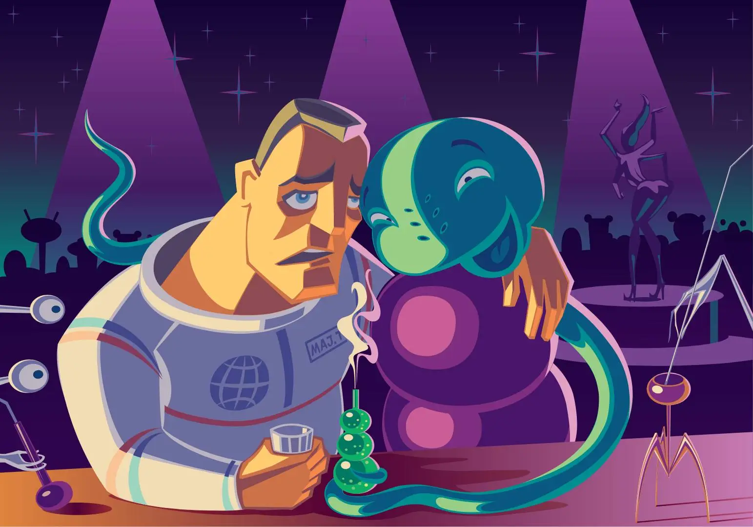 NASA astronauts are still a long way away from getting drunk in the club (romanmoris / Getty)