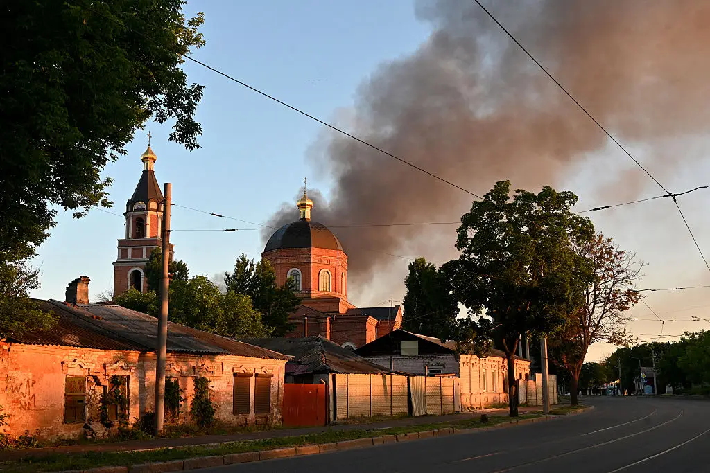 The attack was reportedly carried out by a military unit in Ukraine (SERGEY BOBOK/AFP via Getty Images)