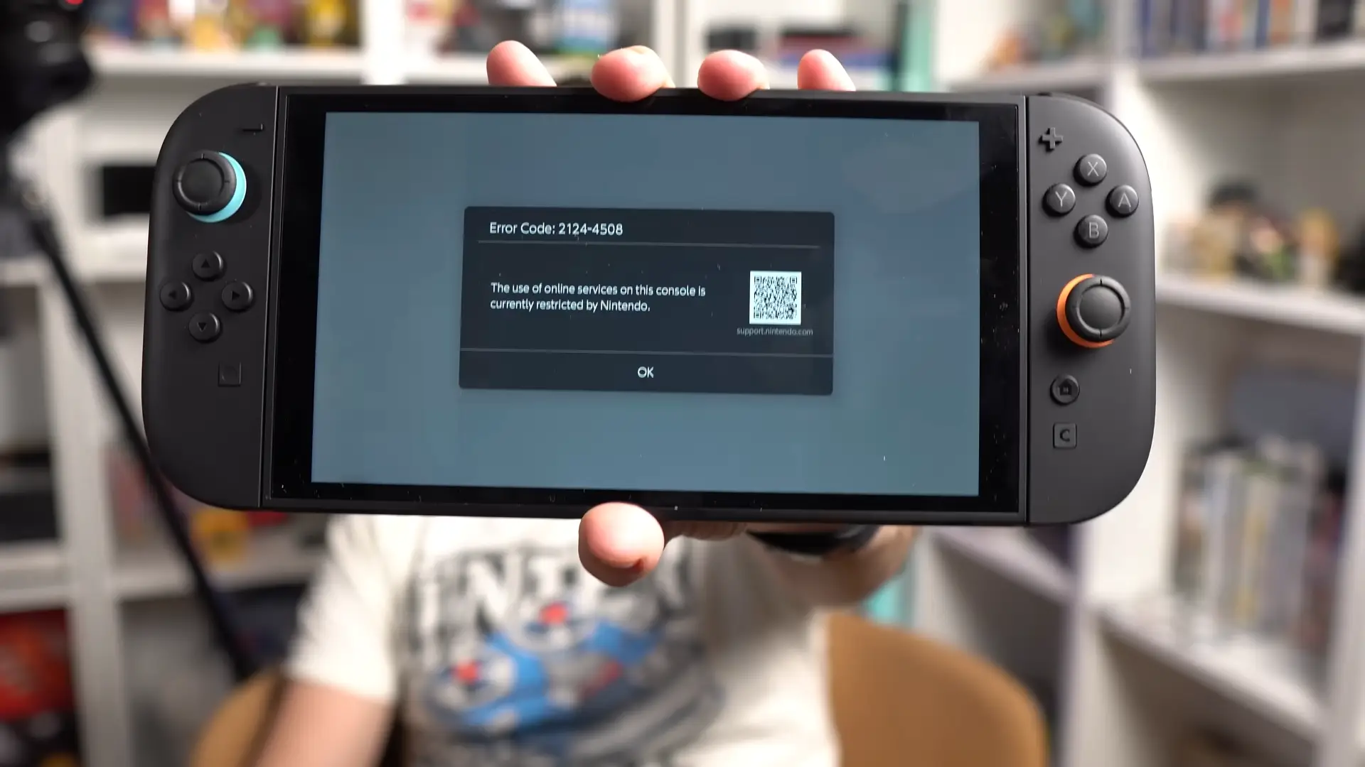 Certain Switch 2 users have received an error code that bans them from using online services (YouTube/Scattered Brain)