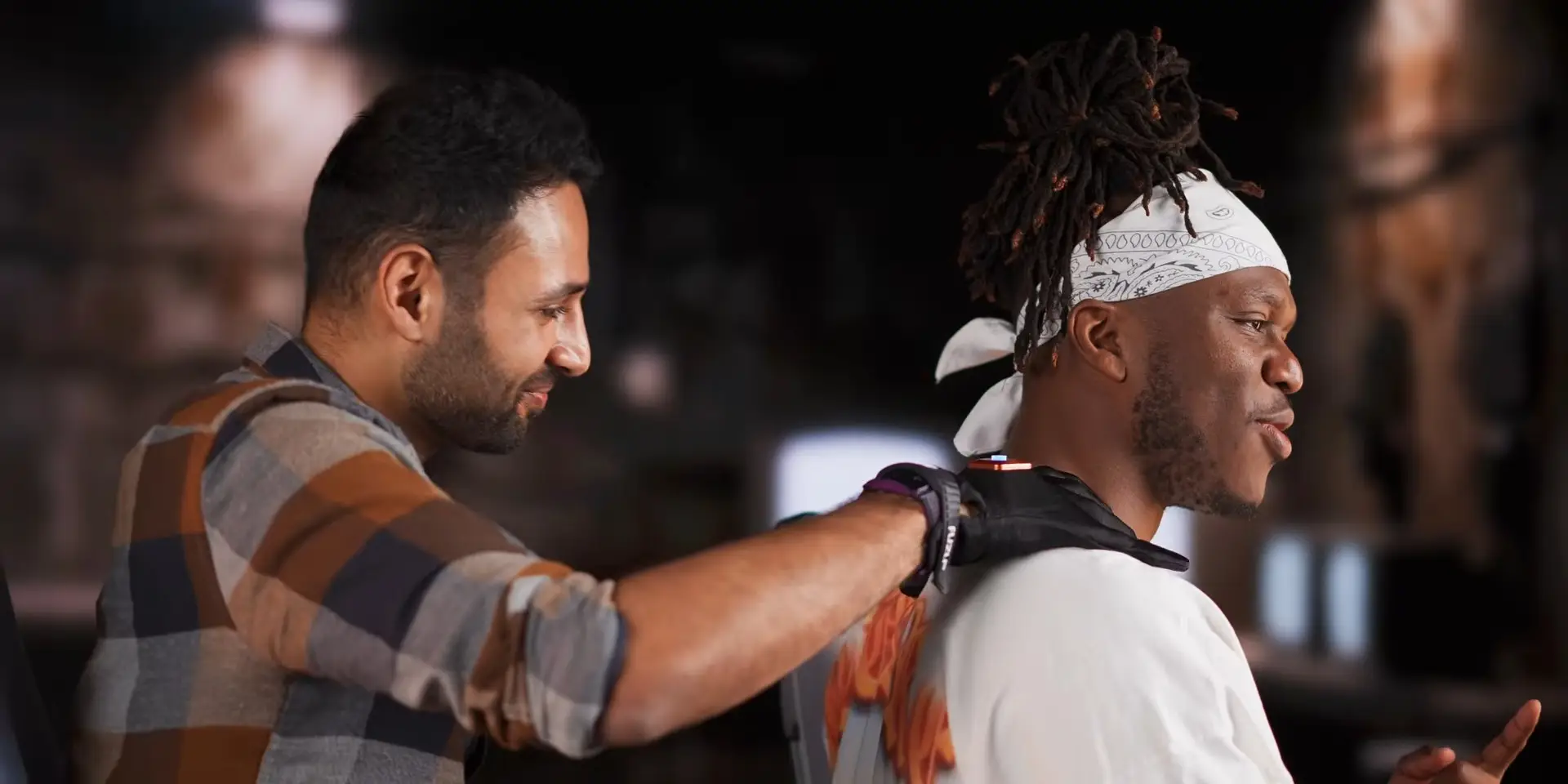 You can share the pleasure with these self-massage gloves, although they're not as effective as they seem (YouTube/Mrwhosetheboss/KSI)