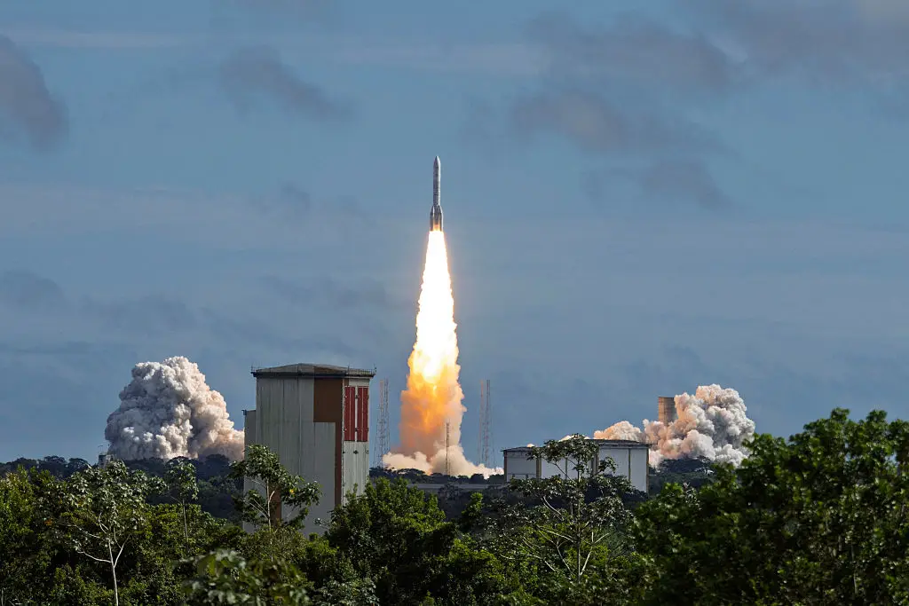 Amazon Leo recently completed a launch in the first part of its space internet service roll out (Ronan Lietar/AFP via Getty Images)