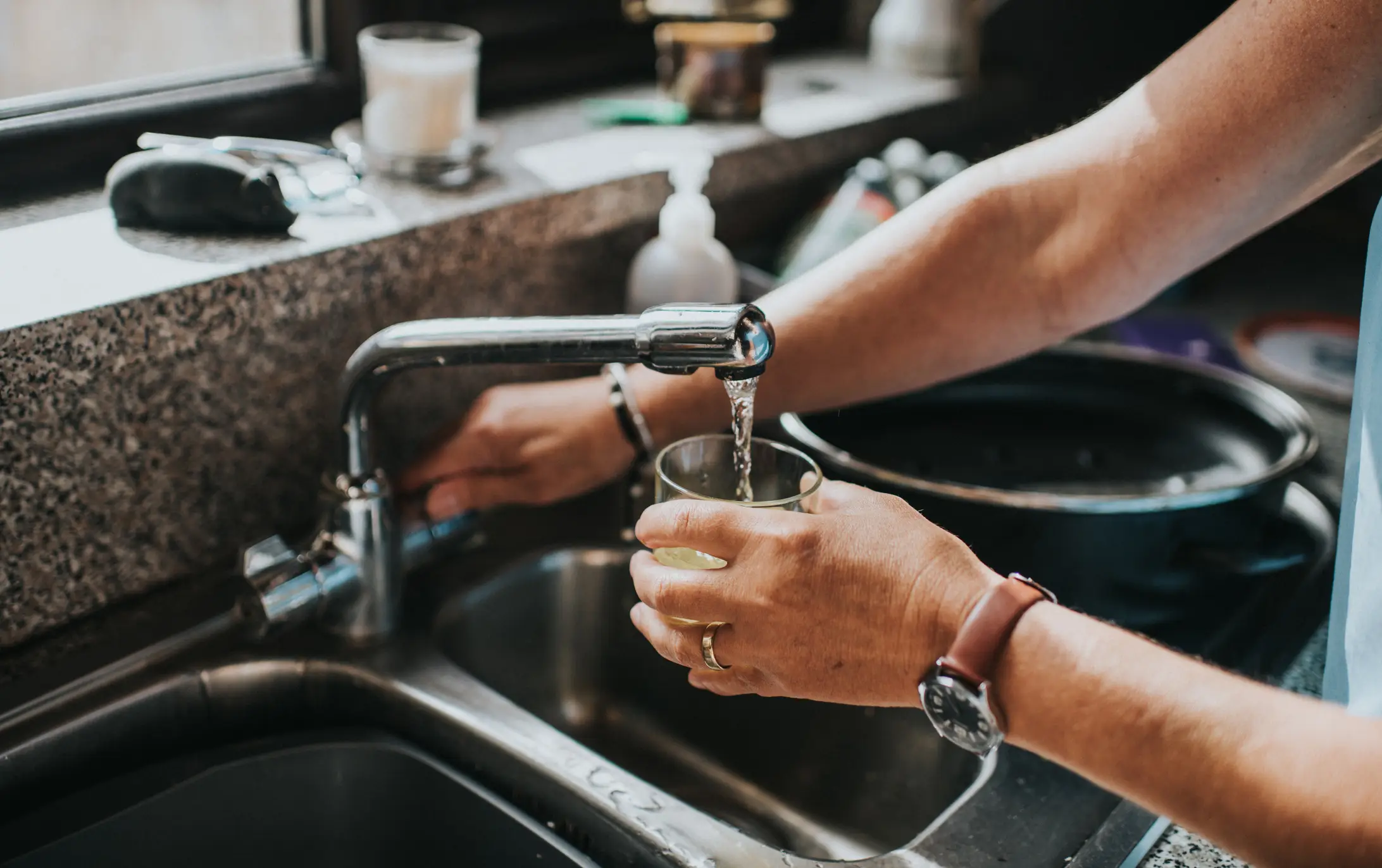 Filling a glass of water (Getty Images)