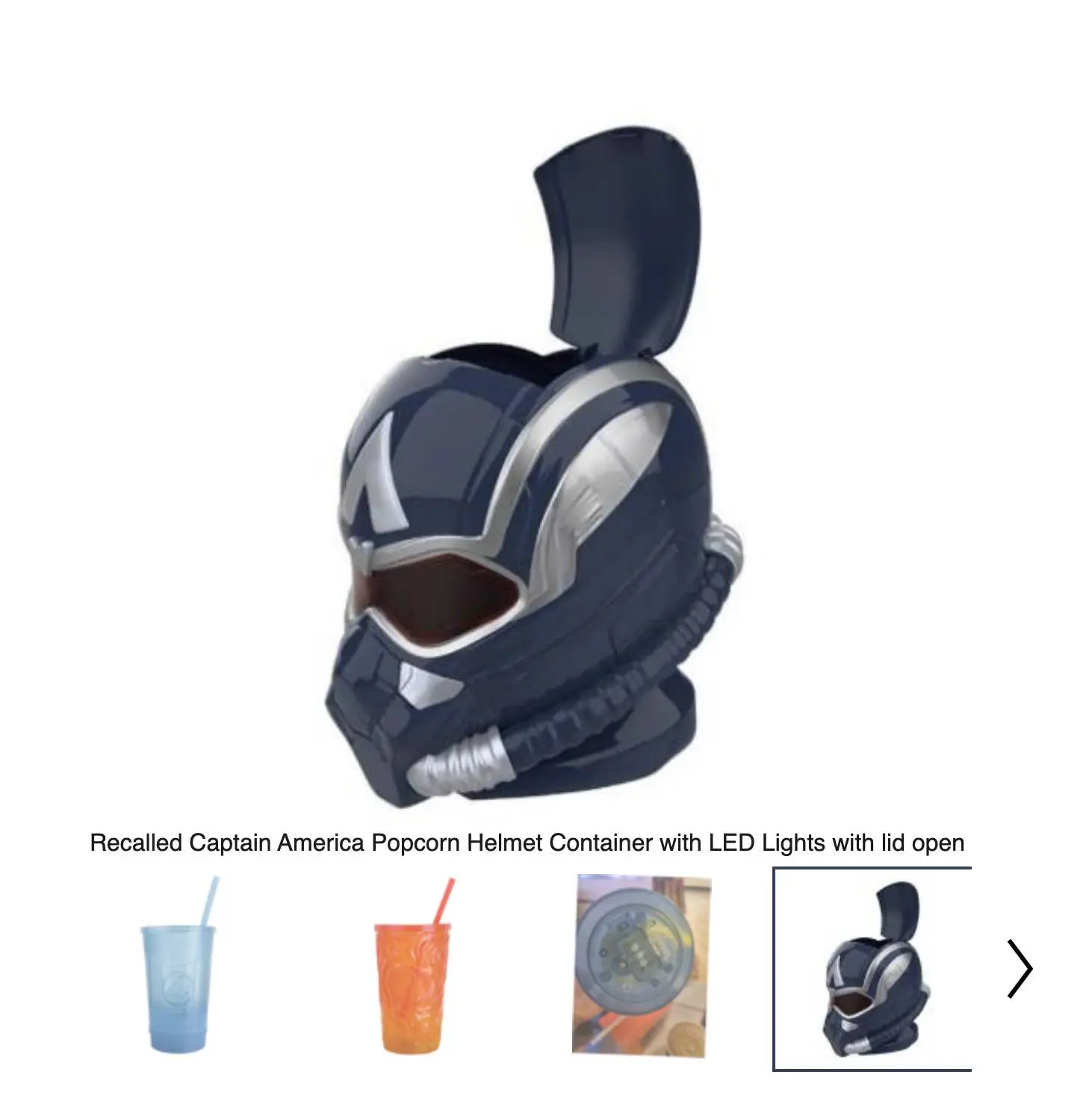 The Brave New World popcorn bucket violate's Reese's Law (United States Consumer Product Safety Commission)