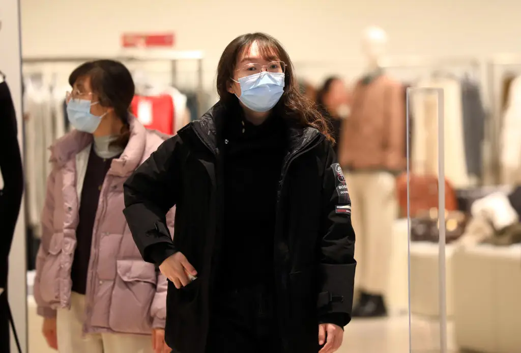 Masking is highly recommended if you're displaying symptoms of HMPV (Zhou Changguo/VCG via Getty Images)