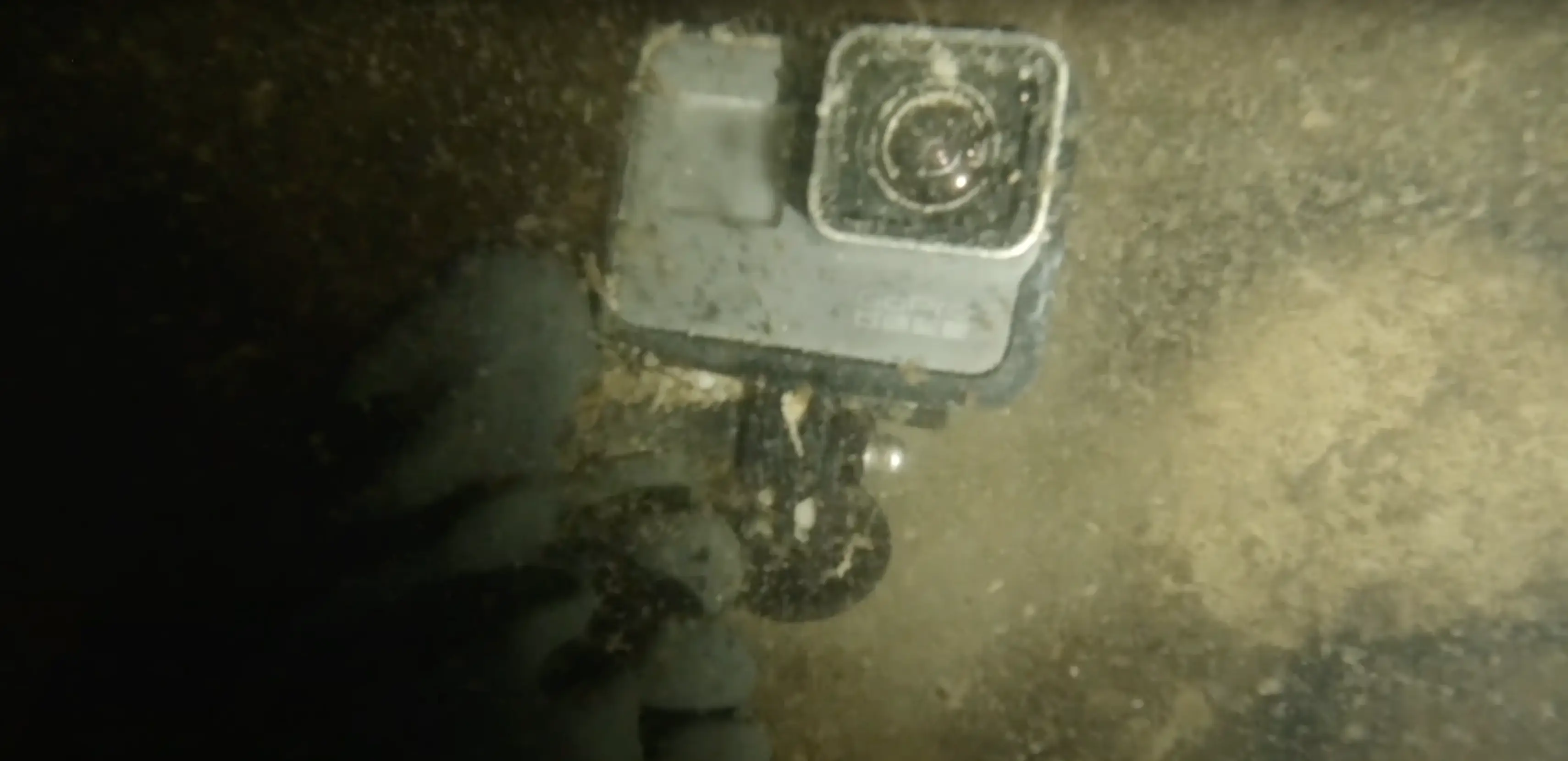 The GoPro was buried at the bottom of a lake in Tennessee (YouTube/@RichAloha)
