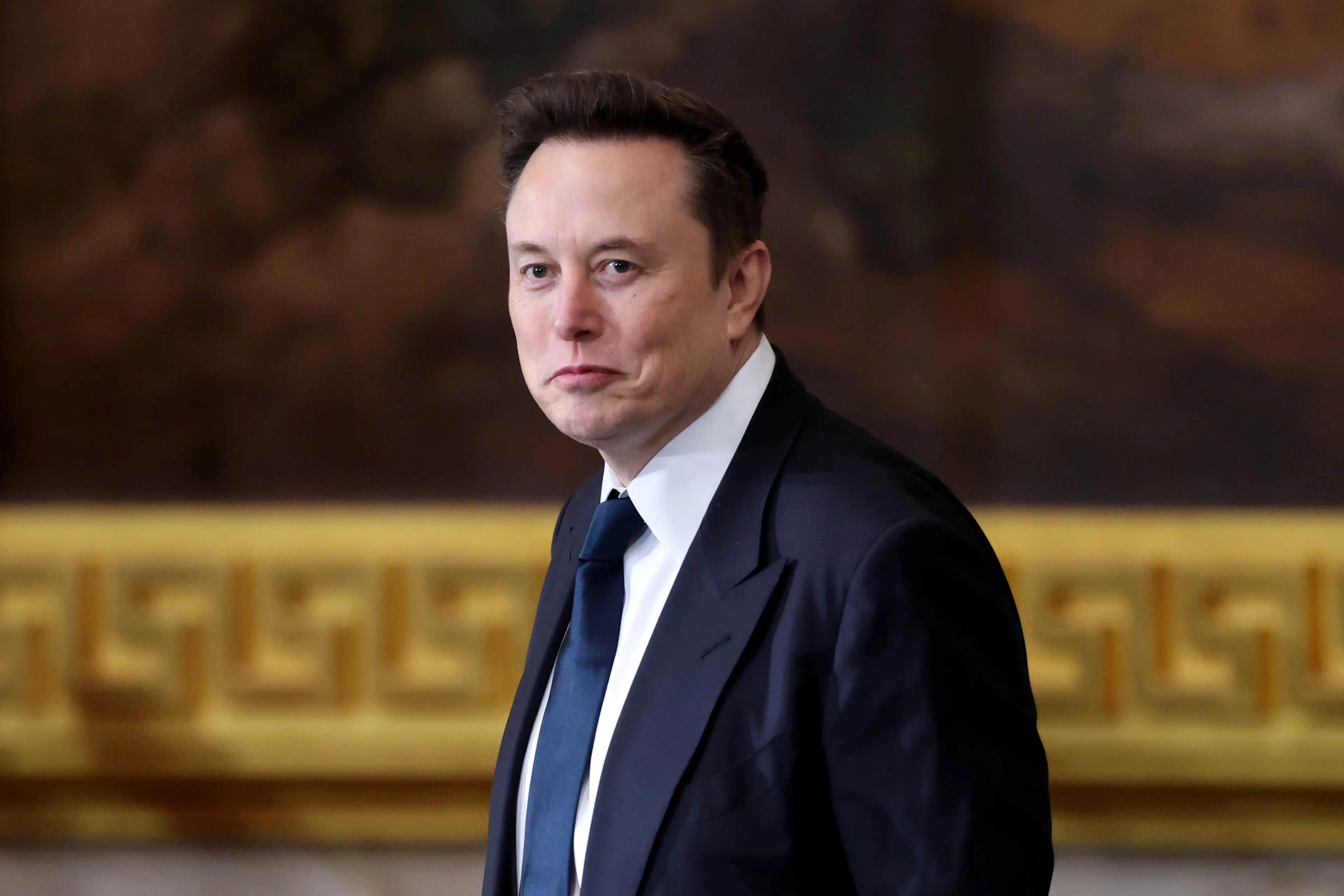 The Elon Musk-owned car manufacturer reportedly refused to pay for the repairs (Kevin Lamarque - Pool/Getty Images)